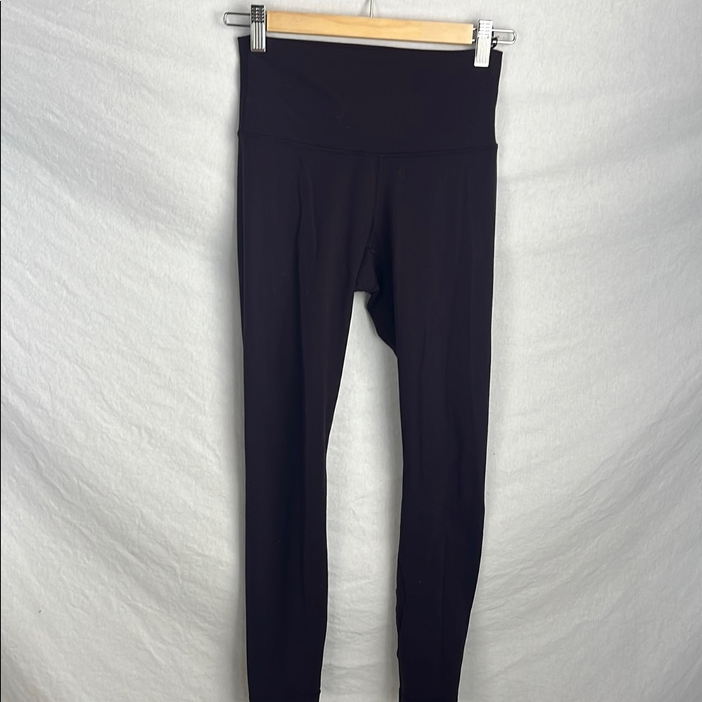 Lululemon High-Waisted burgundy Leggings 6